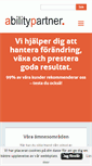 Mobile Screenshot of abilitypartner.se