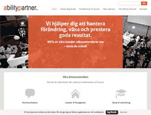 Tablet Screenshot of abilitypartner.se